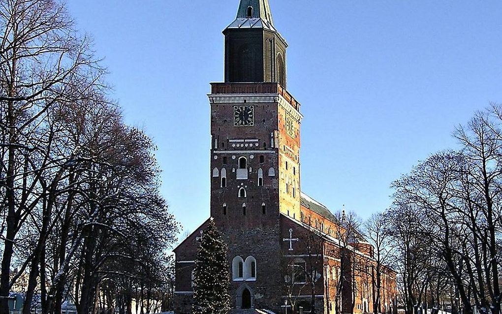 De Domkerk van Turku, de belangrijkste kathedraal van Finland.                beeld Wikimedia