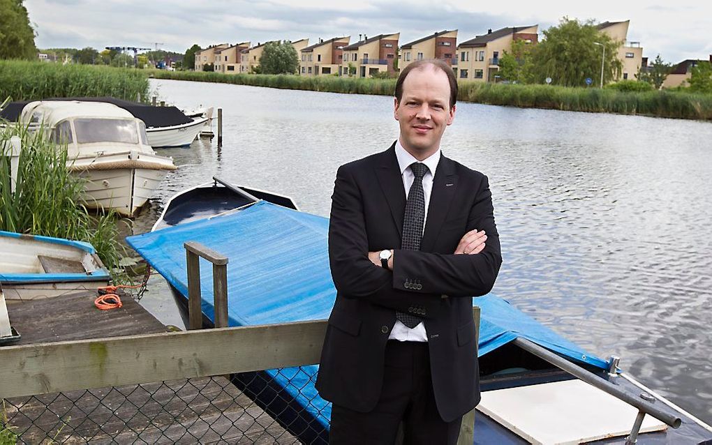 Dr. A. Versluis nam zondag afscheid van de cgk Ouderkerk aan de Amstel. beeld RD, Anton Dommerholt