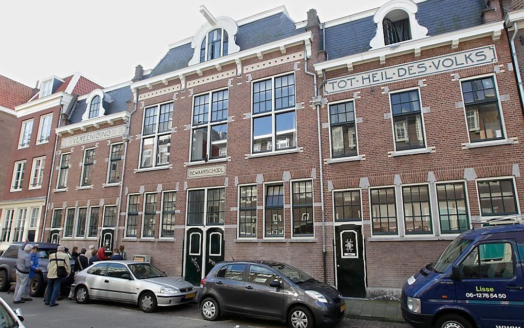 Gebouw van Tot Heil des Volks in Amsterdam, waar Stroom Amsterdam zondagse samenkomsten belegt. beeld RD, Anton Dommerholt