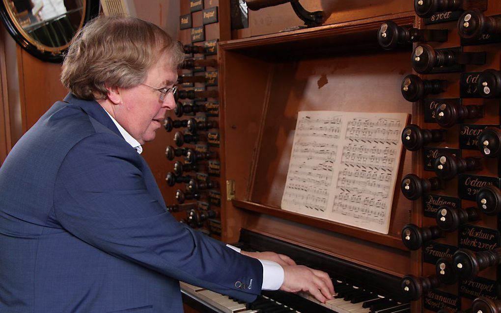 Organist Wim Magré. beeld familie Magré