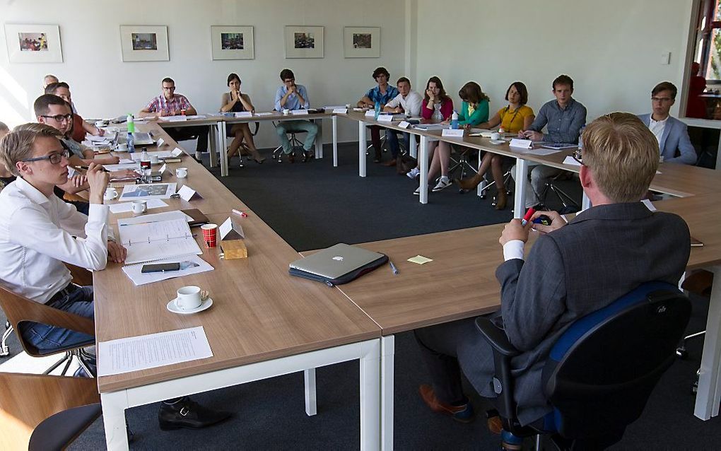 Jongeren tijdens de Zomerschool op Driestar Educatief in Gouda. beeld RD, Anton Dommerholt