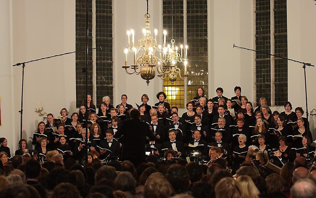 De reformatorische oratoriumvereniging Canto di Lode.                   beeld Canto di Lode