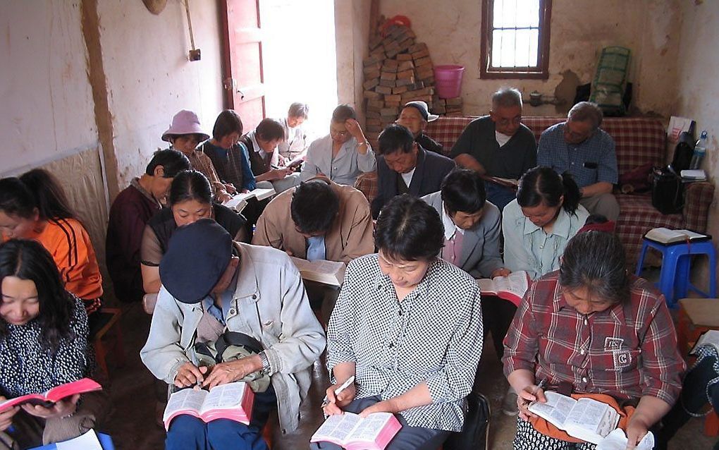 Samenkomst van een huiskerk in China. beeld RD