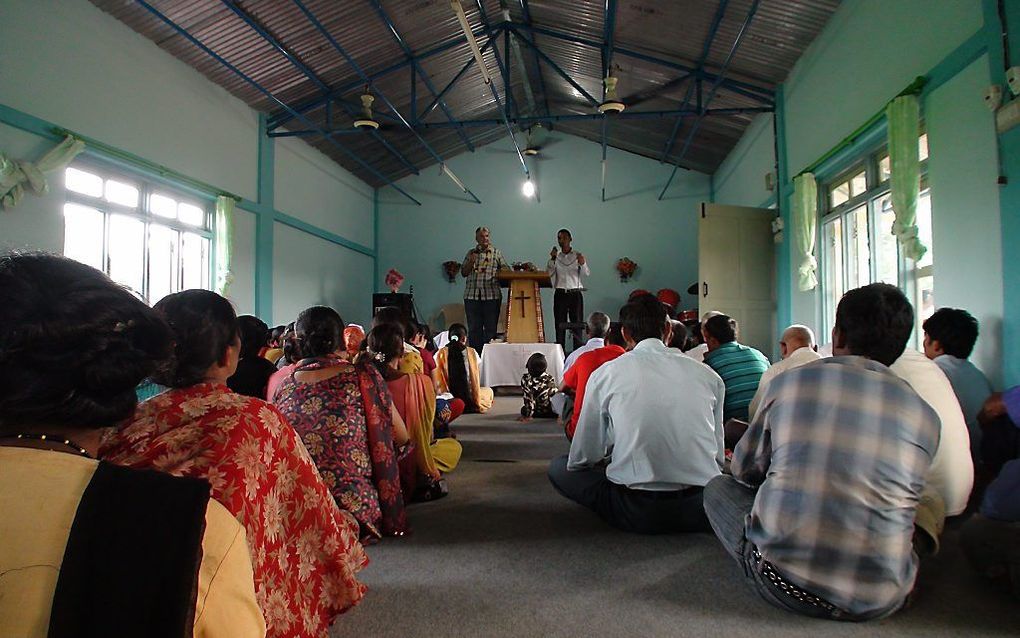 Kerk in Nepal. beeld John Moon