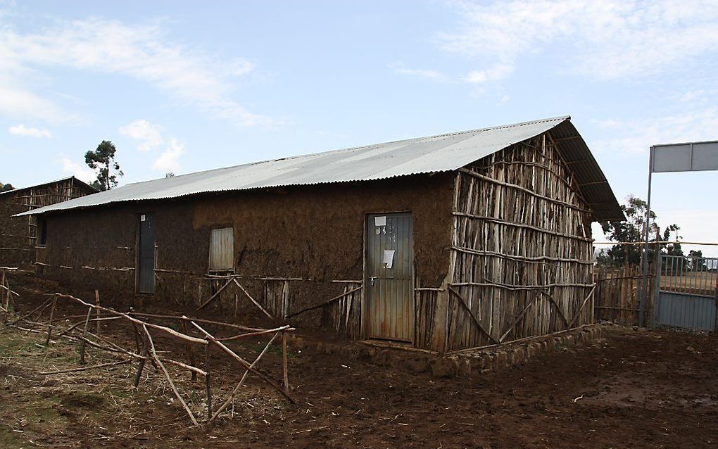 In Ethiopië zijn niet alleen grote, succesvolle kerken. Er zijn ook kleine en bescheiden gebedshuizen. beeld RD, Mark Wallet