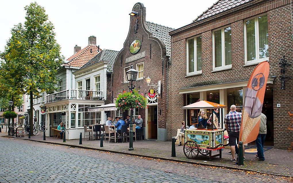 Een straat in het centrum van Oirschot. beeld ANP