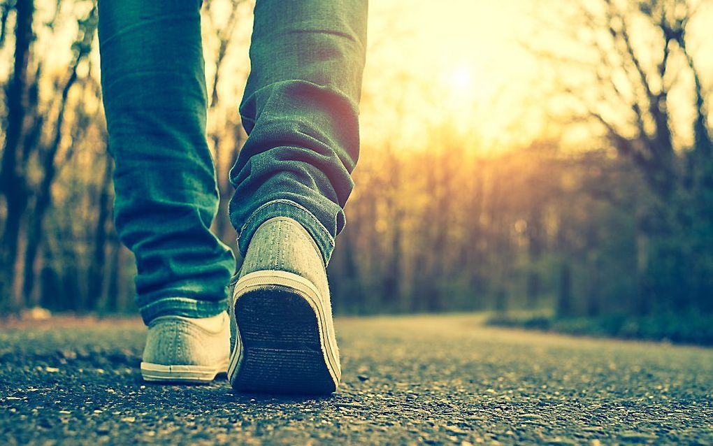 Lopen en wandelen. beeld iStock