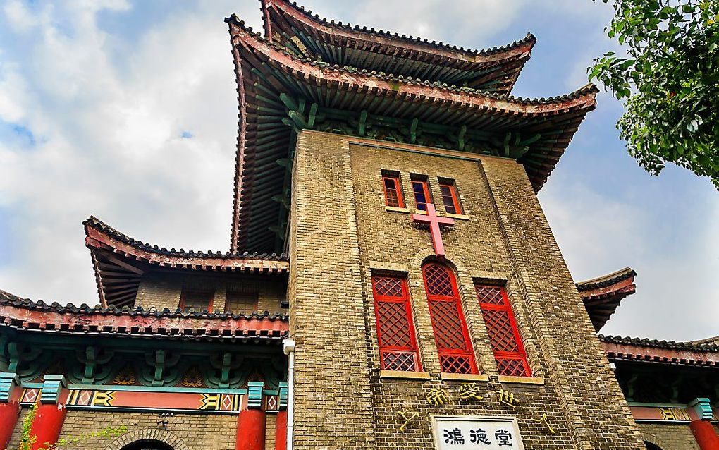 Protestants kerkgebouw in China.       beeld iStock