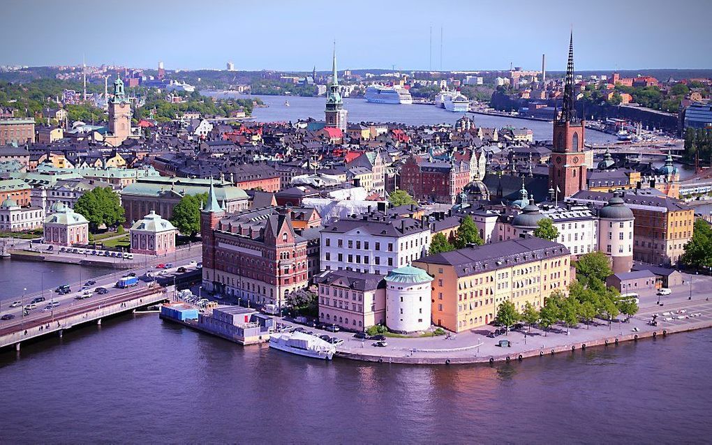 Zicht op de Zweedse hoofdstad Stockholm. De beweging van christelijke scholen maakt zich zorgen over het politieke debat. beeld iStock