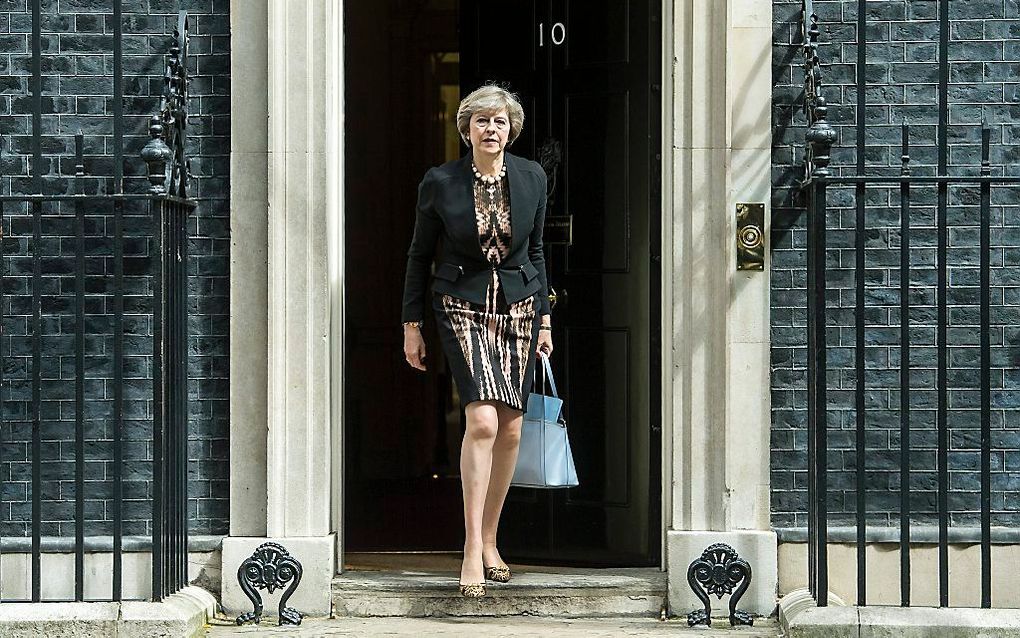 Theresa May. beeld EPA