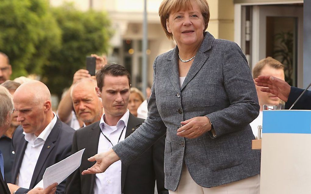 De Duitse bondskanselier Angela Merkel. beeld AFP