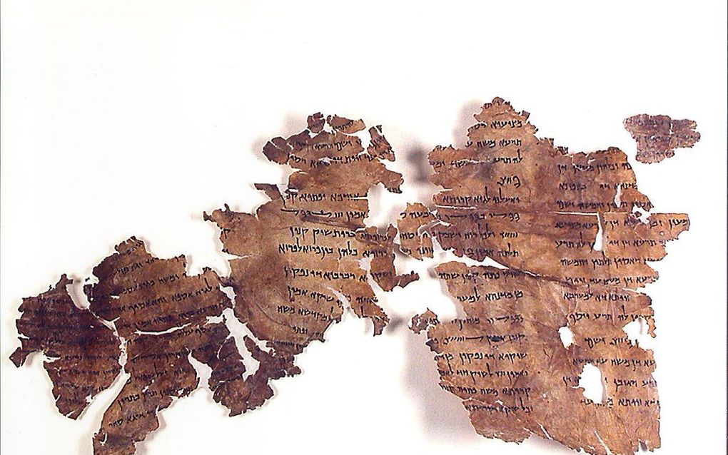 Fragment van de Dode Zeerollen. beeld Israel Antiquities Authority