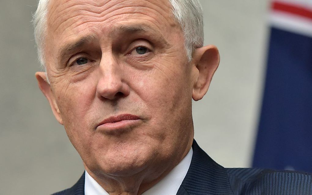 De Australische premier Malcolm Turnbull. beeld AFP