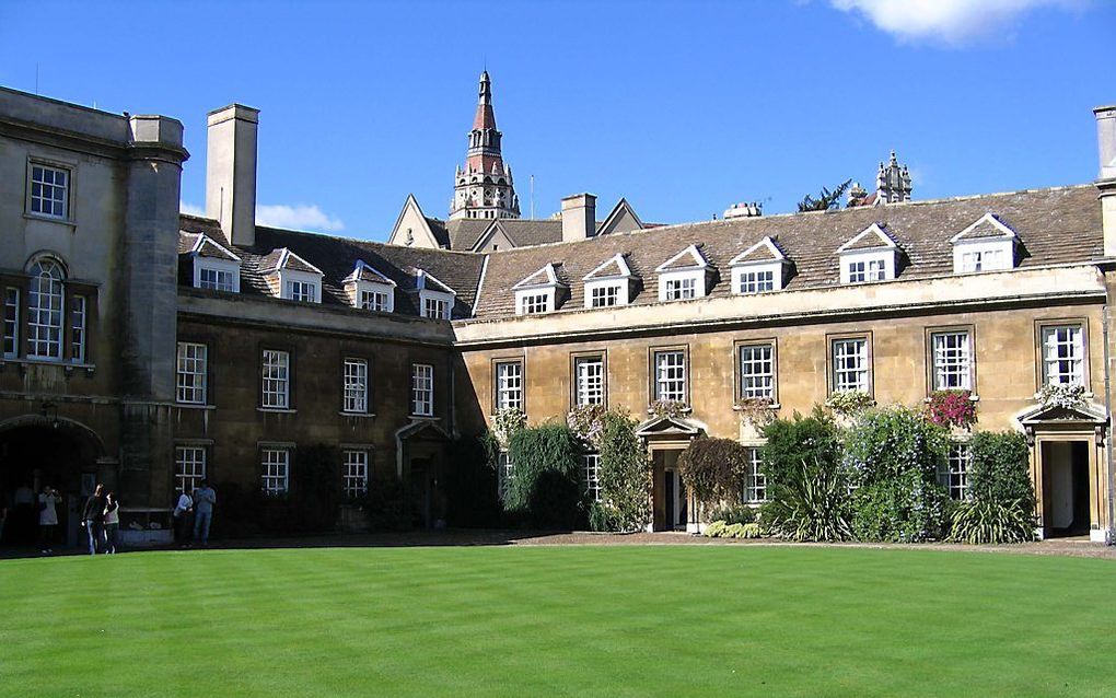 Christ College in Cambridge, waar William Perkins (1558-1602) werkte. beeld RD