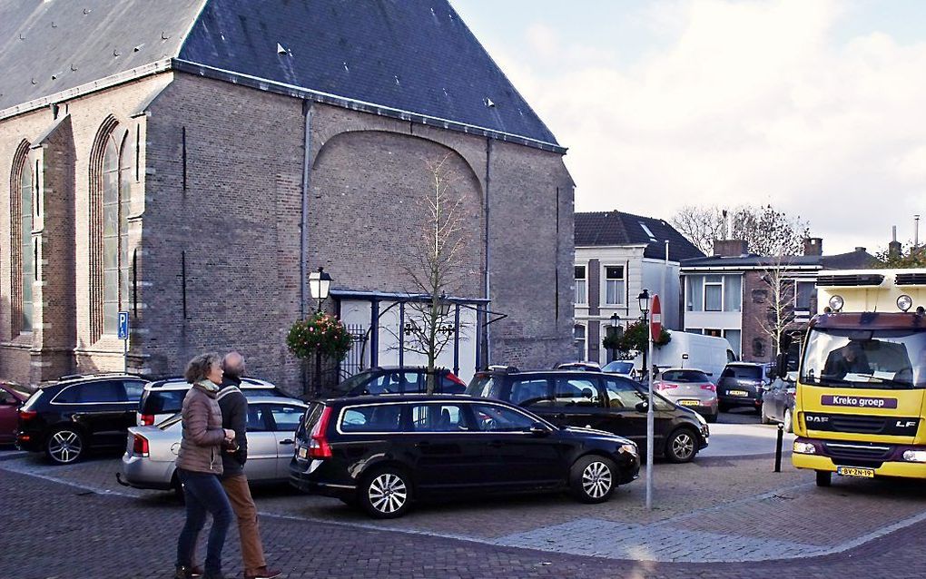 De Dorpskerk in Lekkerkerk krijgt een aanbouw aan de achterkant. beeld Dick den Braber