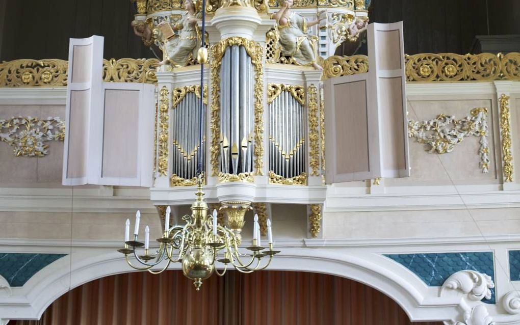 Het orgel in de Waalse Kerk van Amsterdam: een van de best bewaarde instrumenten van Christian Müller. Foto Sjaak Verboom