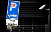 Turks consulaat. beeld ANP, Koen van Weel