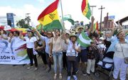 Bolivianen protesteerden maandag tegen het beleid van president Morales.   beeld EPA, Juan Carlos Torrejon