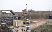 Israël heeft dit weekeinde eenheden van het antiraketsysteem Iron Dome aan de grens met Syrië gestationeerd. De spanningen aan de noordgrens zijn fors toegenomen. beeld EPA, Atef Safadi