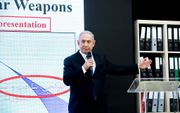 Netanyahu beschuldigt Iran van het voortzetten van het nucleaire programma. beeld EPA, JIM HOLLANDER