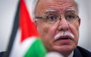 De Palestijnse minister Riad Malki van Buitenlandse Zaken. beeld ANP