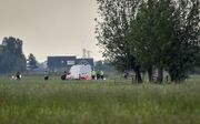 In het buitengebied tussen Bergambacht en Stolwijk is een vliegtuigje neergestort. beeld ANP