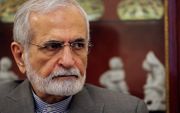De Iraanse onderhandelaar Kharazi houdt het officiële standpunt vol dat het Iraanse kernprogramma alleen voor vreedzame doeleinden is bestemd. Documenten die de Israëlische geheime dienst Mossad stal, lijken het tegendeel te bewijzen. beeld EPA