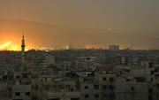 De Syrische stad Harasta. beeld AFP
