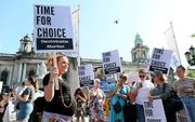 Sinn Fein kiest officieel voor een vrije abortus. beeld AFP, Paul Faith