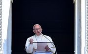 Paus Franciscus, beeld AFP, Alberto Pizzoli