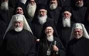 Bijeenkomst van oosters-orthodoxe geestelijken, begin deze maand in Istanbul. beeld AFP, Ozan Kose