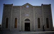 Replica van het Syrische klooster Mar Elian in het Noord-Italiaanse Granozzo. beeld AFP