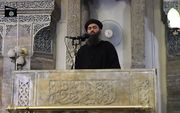 Baghdadi. beeld AFP,AL-Furqan Media