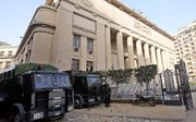 Het Hooggerechtshof van Egypte in Caïro. beeld EPA, Khaled Elfiqi.