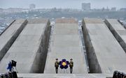Monument ter herinnering van de Armeense genocide. beeld AFP