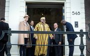 De Marokkaanse koning tijdens een bezoek aan Nederland. beeld ANP