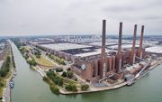 De Volkswagen-fabrieken in Wolfsburg, Duitsland. Beeld EPA