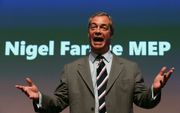 Farage. beeld AFP