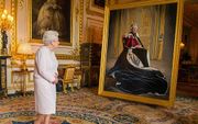 De Britse koningin Elizabeth II in Windsor Castle. beeld AFP