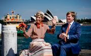 Koning Willem-Alexander en koningin Maxima bezoeken Luna Park op de vierde dag van het vijfdaags staatsbezoek aan Australie. beeld ANP
