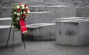 Holocaustmonument in Berlijn. beeld AFP