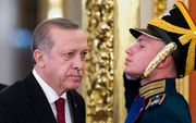 Erdogan in Moskou, eerder deze maand. beeld AFP