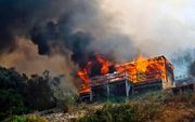 Brand in Montenegro. beeld AFP