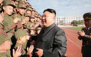 De Noord-Koreaanse leider Kim Jong-Un. beeld AFP