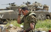 Biddende Israëlische militair, beeld EPA.