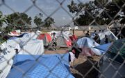 Een vluchtelingenkamp in Griekenland. beeld AFP