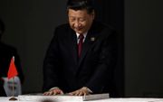 De Chinese president Jinping. beeld AFP