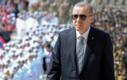 De Turkse president Recep Tayyip Erdogan. beeld AFP