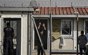 Detentiecentrum in Fylakio vlak bij de Turkse grens. beeld AFP