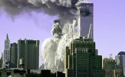 Een voorbeeld van een complottheorie is dat de Israëlische geheime dienst de Twin Towers in New York zou hebben opgeblazen. beeld AFP PHOTO, Helene Seligman